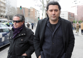 José Miguel Carmona, en la capilla ardiente de Paco de Lucía