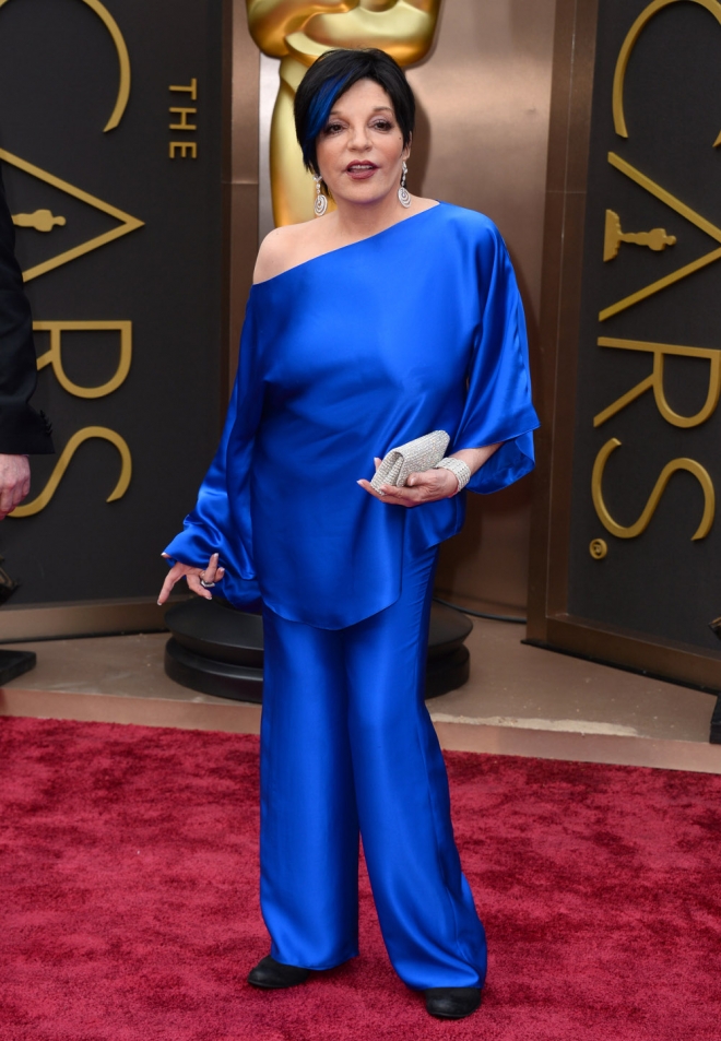 Liza Minnelli, en la alfombra roja de los Oscars 2014