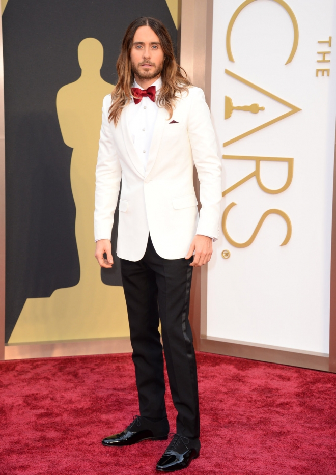 Jared Leto, en la alfombra roja de los Oscars 2014