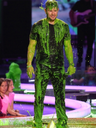 Mark Wahlberg en la gala de los Kids Choice Awards 2014