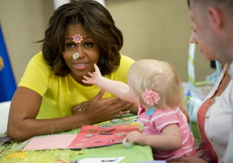 Michelle Obama, su cara más enternecedora y graciosa