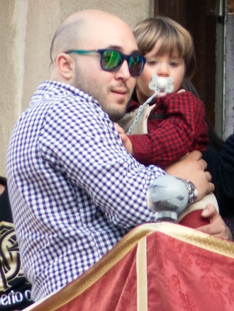 Kiko Rivera, ejerciendo de padrazo en Semana Santa