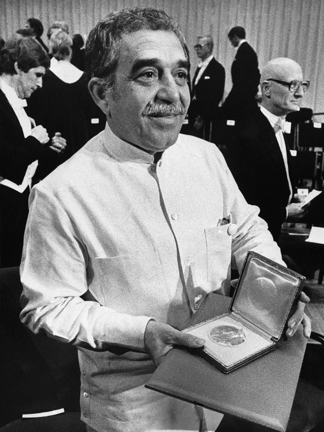 Gabriel García Márquez, humilde y orgulloso con su Premio Nobel de Literatura