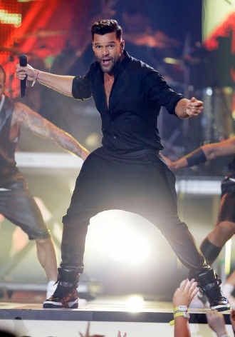 Ricky Martin puso el ritmo en los Latin Billboard 2014