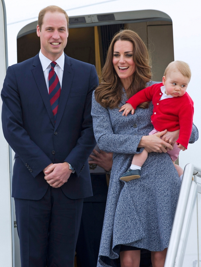 Kate Middleton, el príncipe Guillermo y el pequeño Jorge se despiden de Australia
