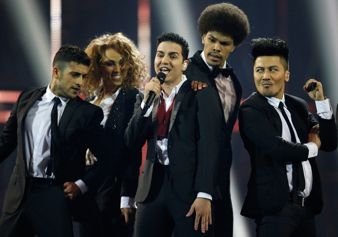 Los anfitriones de Eurovisión 2014, Basim, todo un espectáculo