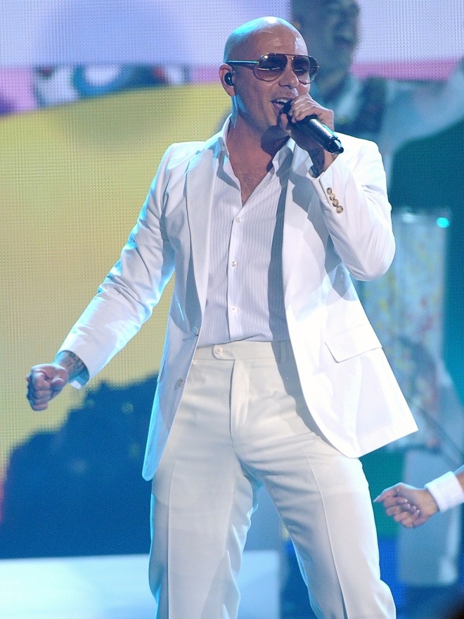 Pitbull inició la gala de los Premios Billboard 2014