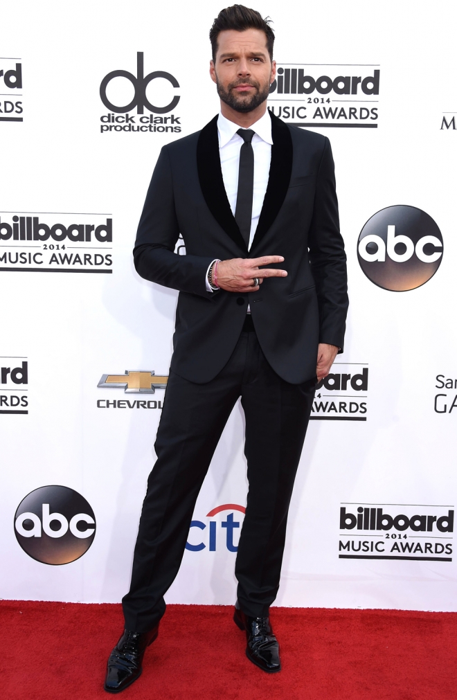Ricky Martin, el más elegante de los premios Billboard 2014