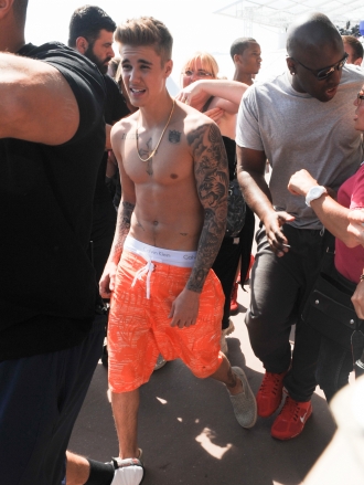 Justin Bieber, el más chulo del festival de Cannes 2014