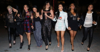 Kim Kardashian, de fiesta con sus amigas por París