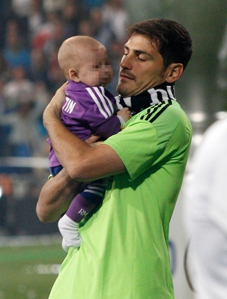 Iker Casillas quiso que Martín viviese en el campo la celebración del Real Madrid