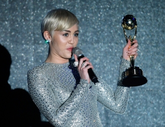 Miley Cyurs, una de las triunfadoras de los World Music Awards