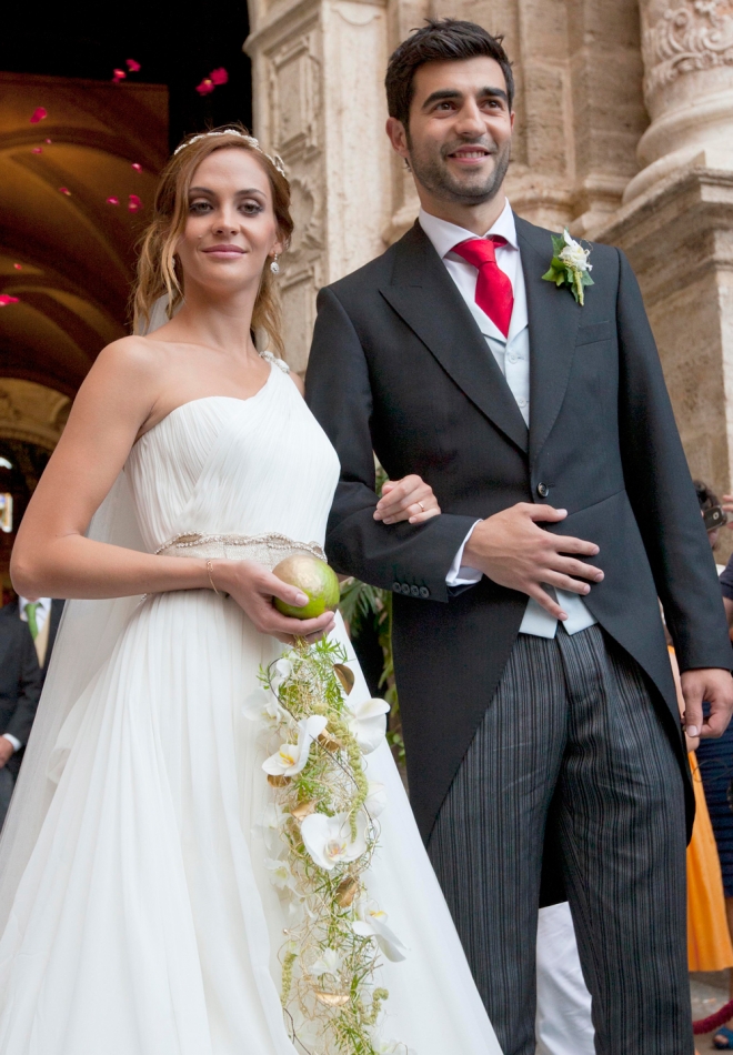 Alicia Roig contrajo matrimonio con Raúl Albiol en 2011