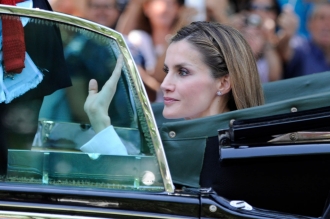Letizia saluda a los ciudadanos de Madrid