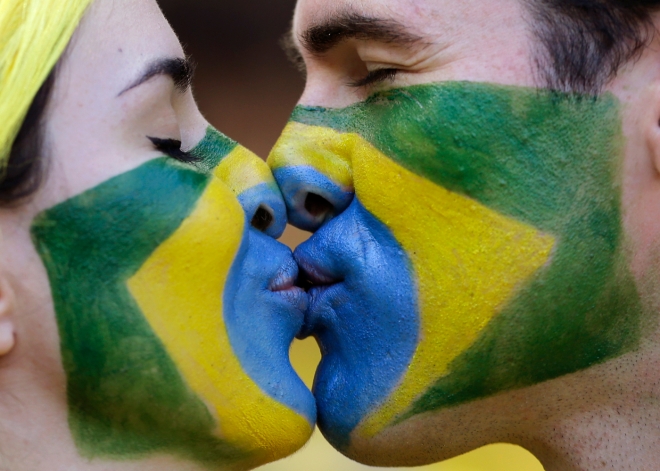 El lado más romántico del Mundial de Brasil 2014