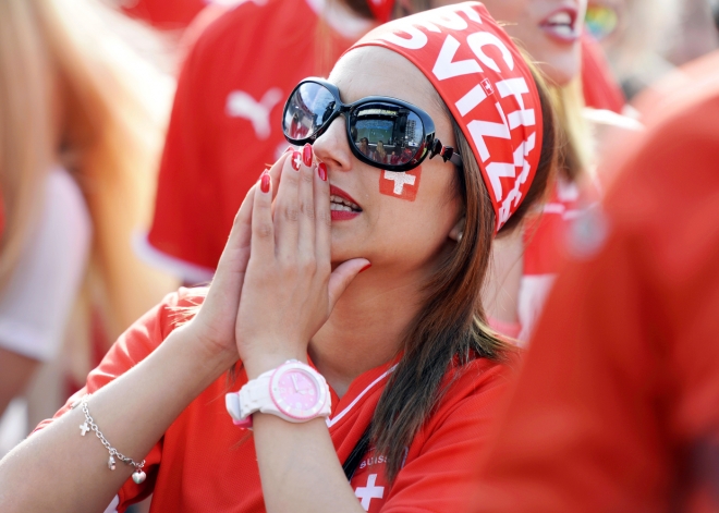 A Suiza no le valió con la animación de sus aficionados para ganar a Argentina