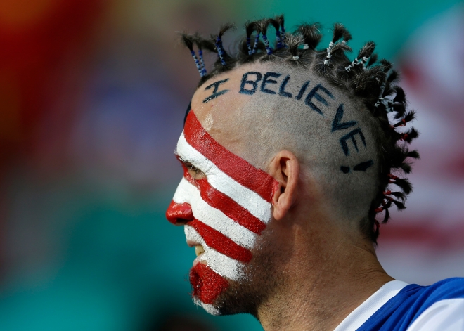 La afición de Estados Unidos creía, pero no pasaron de octavos