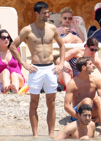Novak Djokovic, de despedida de soltero en Ibiza