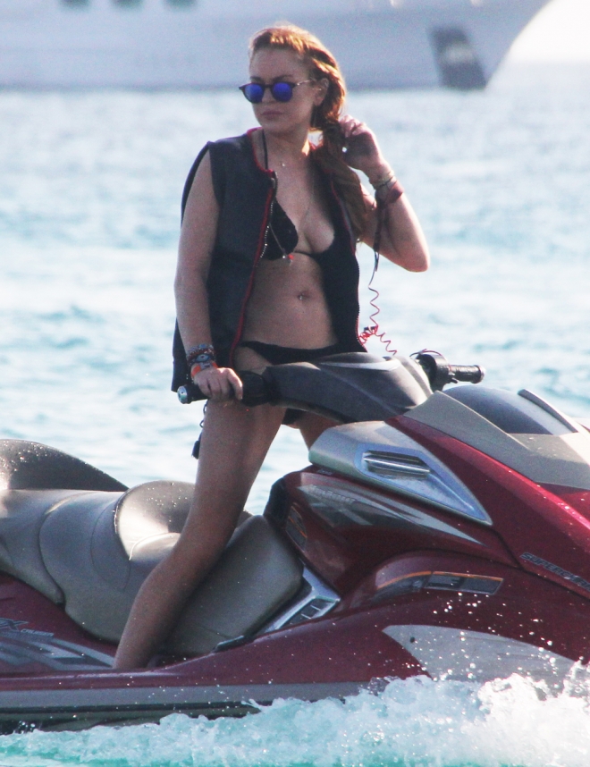 Lindsay Lohan se pone sexy en Ibiza