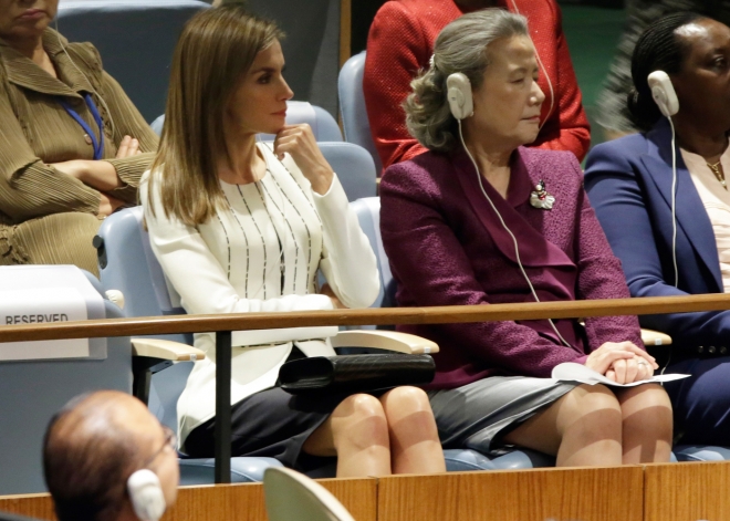 El look de Letizia en la ONU