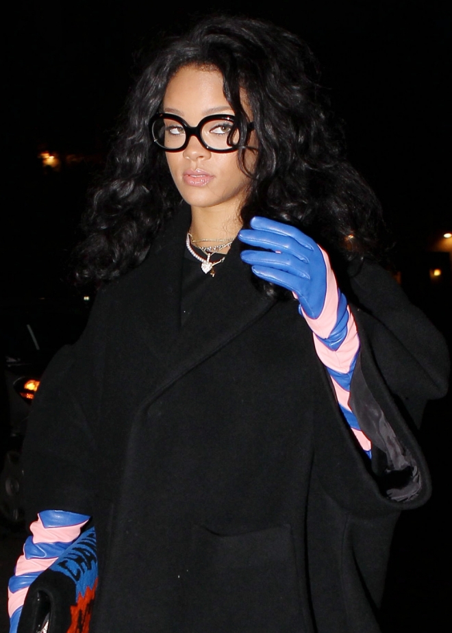 El look más ridículo de Rihanna contra el frío