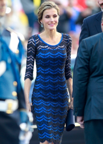 El look de Letizia en los premios Príncipe de Asturias 2014