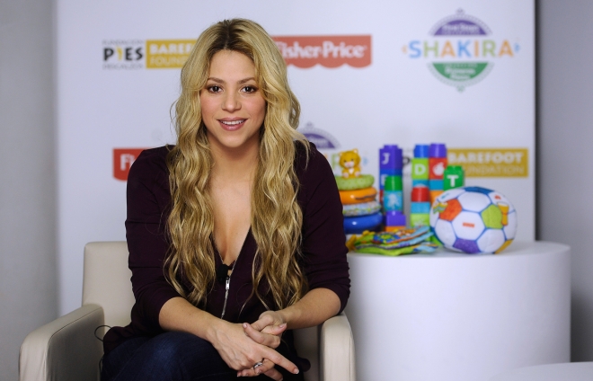Shakira, imagen de los jugueres Fisher Price