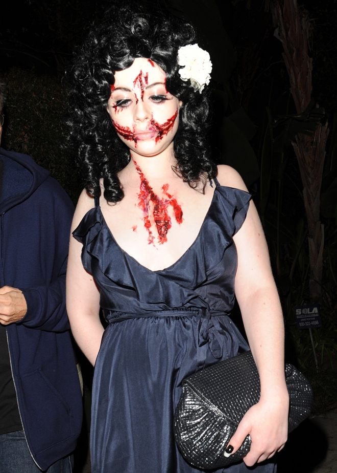 Michelle Trachtenberg, el dissfraz más terrorífico de Halloween