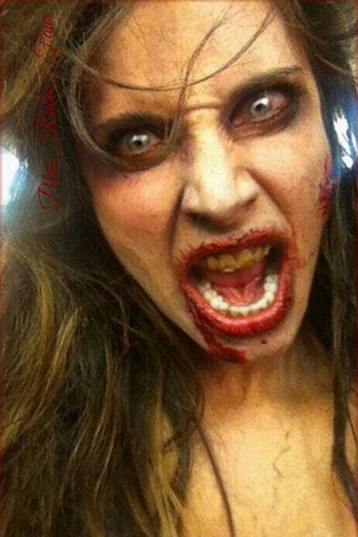 Pilar Rubio, irreconocible con su maqullaje de Halloween