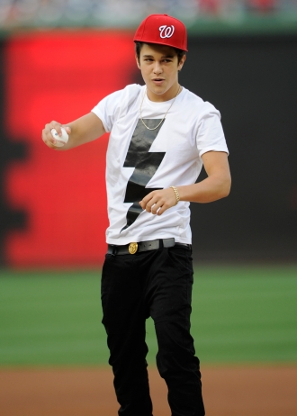 Austin Mahone, el jugador de béisbol más sexy