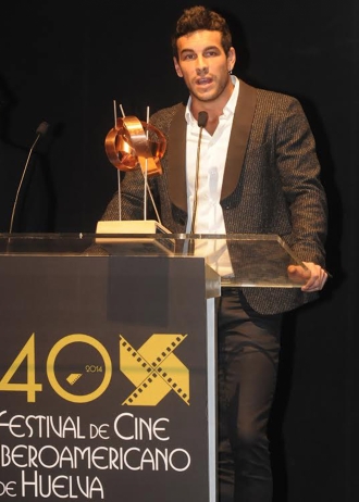 Mario Casas, en la 40 edición del Festival iberoamericano de Huelva