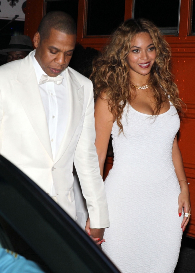 El look de Beyoncé y Jay Z en la boda de la hermana de la cantante