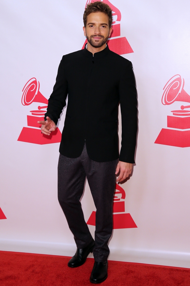 Pablo Alborán, en la alfombra roja de los Grammy Latinos 2014