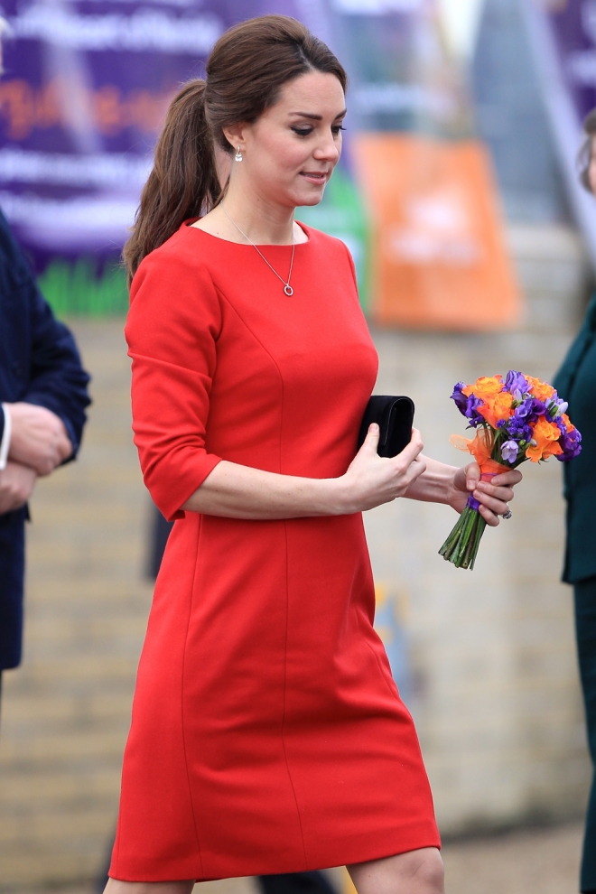 Kate Middleton, sin tripa de embarazada a unos meses de dar a luz