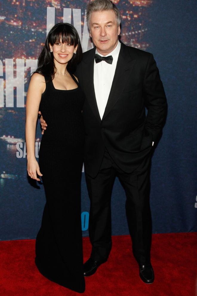 Alec Baldwin, a conjunto con su esposa