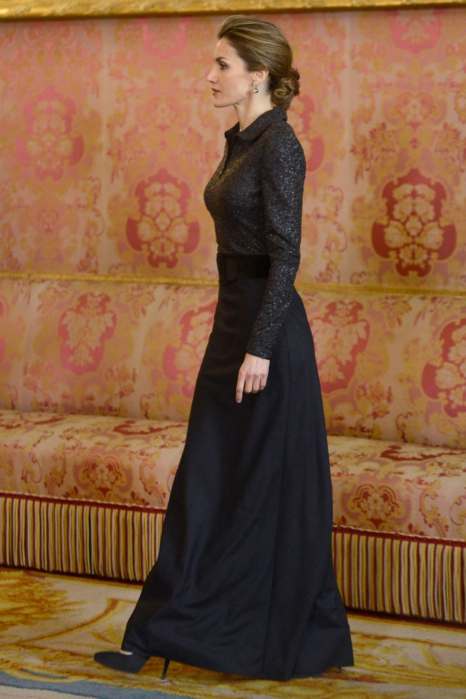 Letizia Ortiz, elegante y sofisticada