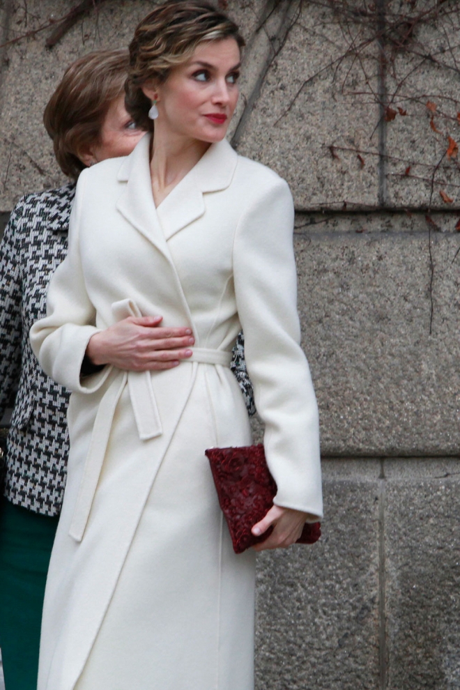 Letizia, como una actriz de Hollywood