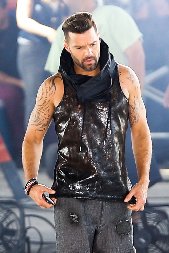 Ricky Martin, macizo y tatuado