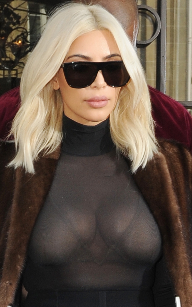 Kim Kardashian, adicta a las transparencias