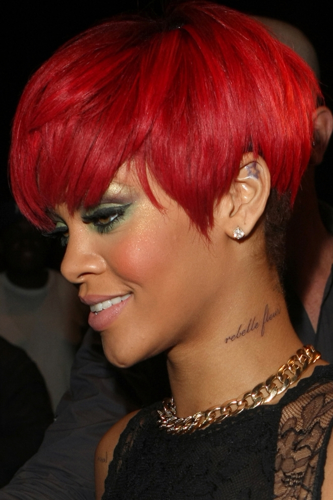 Rihanna, atrevida y llamativa
