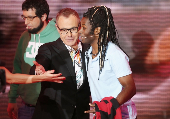 Coman, con Jordi González en la final de GH Vip