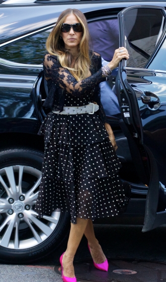 Sarah Jessica Parker, estilo con lunares