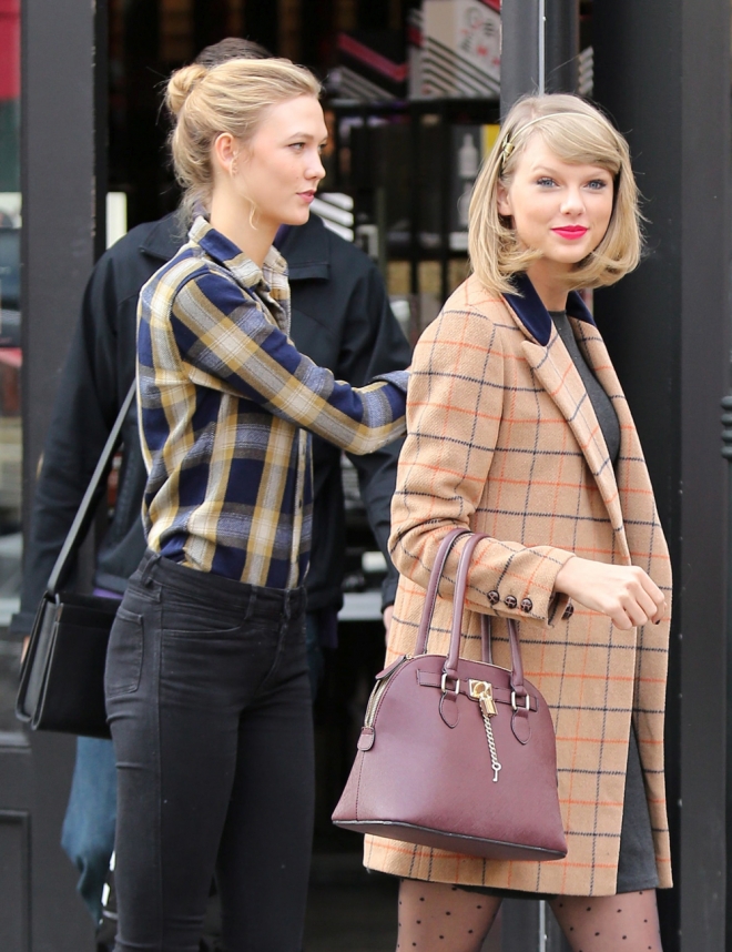 Taylor Swift y Karlie Kloss, estilo preppy de dos celebrities