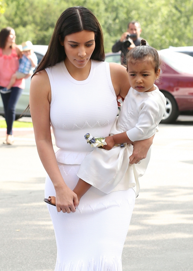 Kim Kardashian, orgullosa mamá de North West