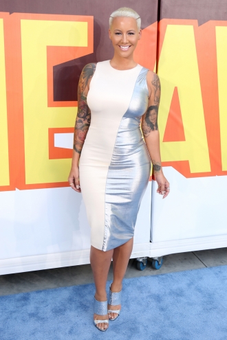 MTV Movie Awards 2015: Amber Rose, radiante y feliz