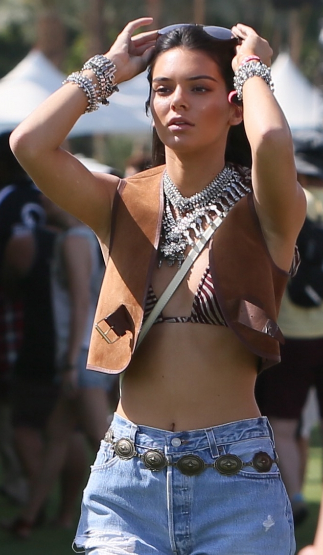 Coachella: Kendall Jenner, encantada en el festival