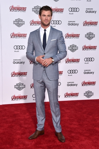 Avengers: Chris Hemsworth, hecho un pincel