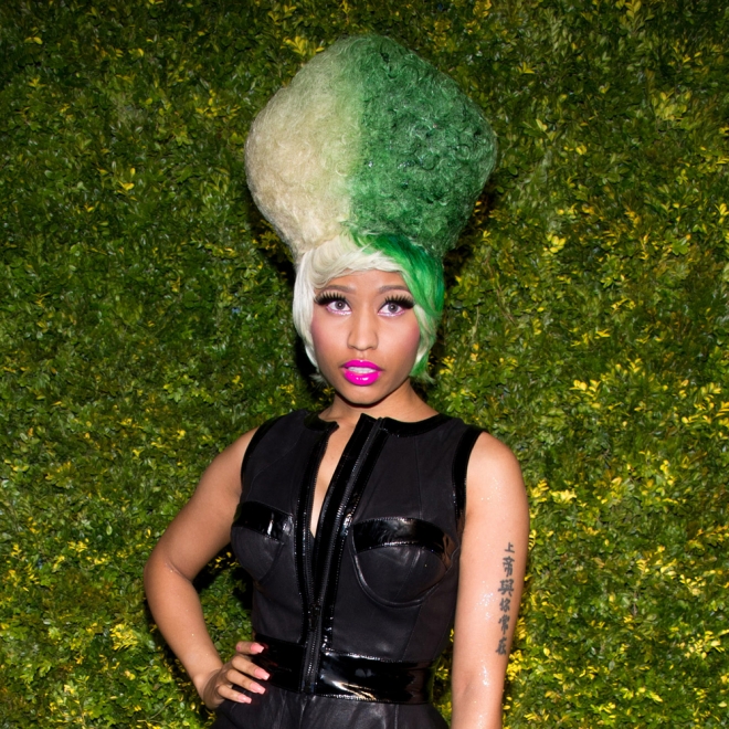 Nicki Minaj, mimetizándose con el paisaje