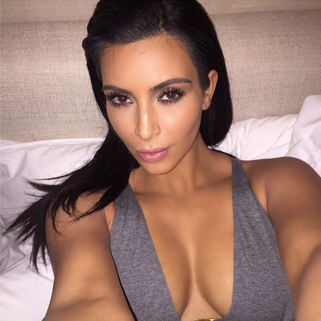 Kim Kardashian, la reina del selfie y del escote Kim Kardashian, la reina del selfie y del escote