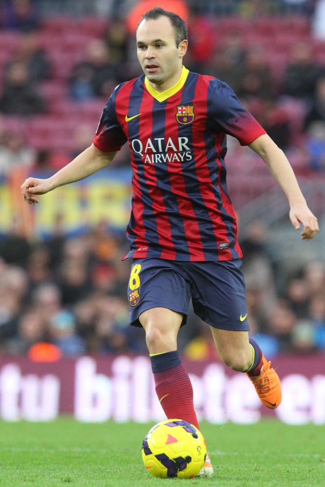 Andrés Iniesta, siempre entregado